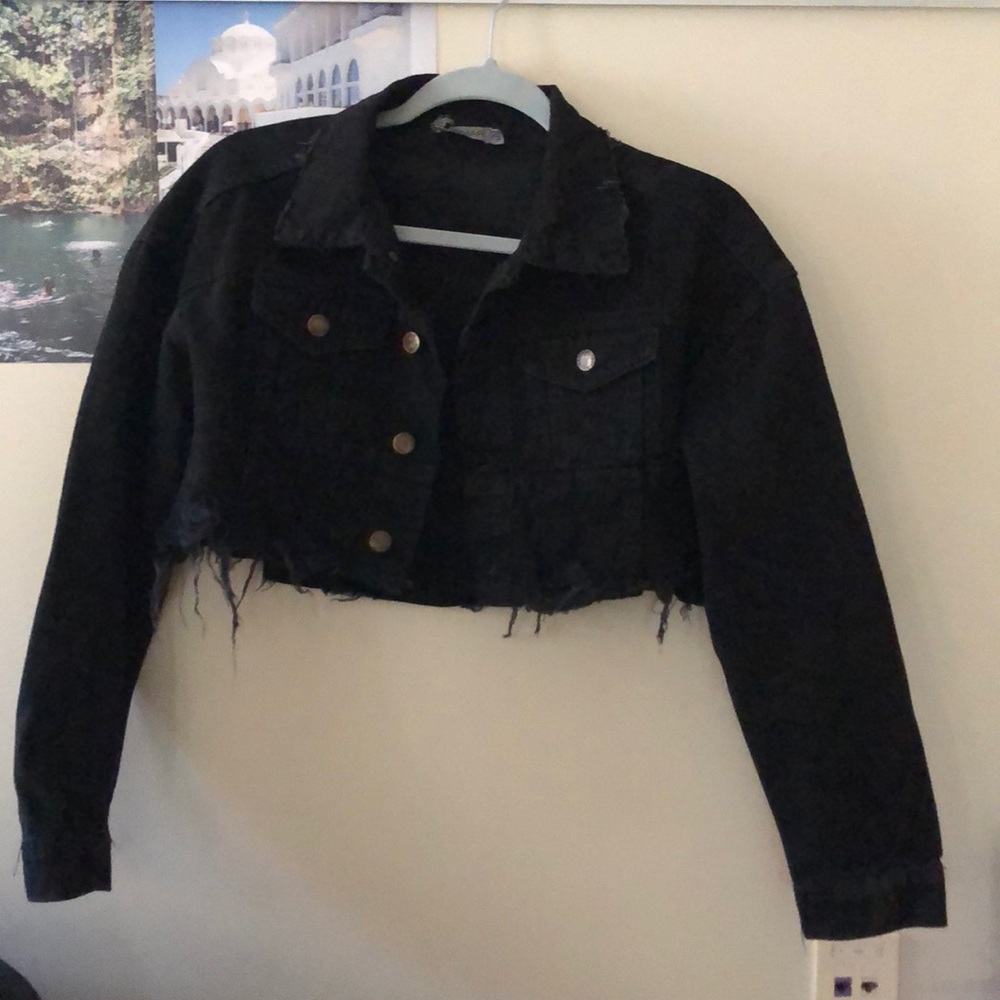 Cropped Jean Jacket